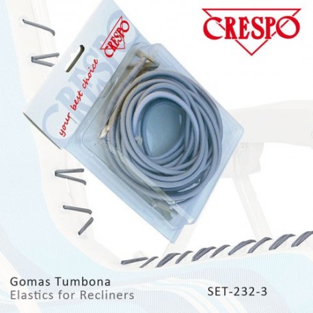 Juego de gomas tumbonas