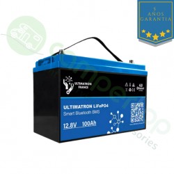 Batería Litio 12.8V 100Ah ULTIMATRON LiFePO4 Smart BMS