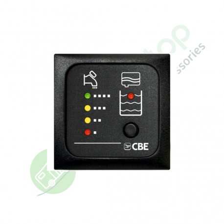 Panel indicador de aguas limpias y sucias con sonda
