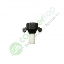 Boquilla de entrada de agua para tubo 12mm recta