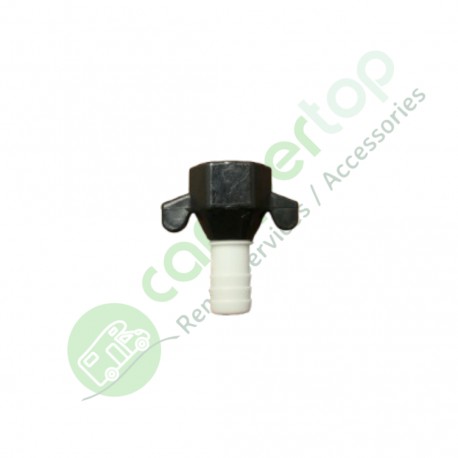 Boquilla de entrada de agua para tubo 12mm recta